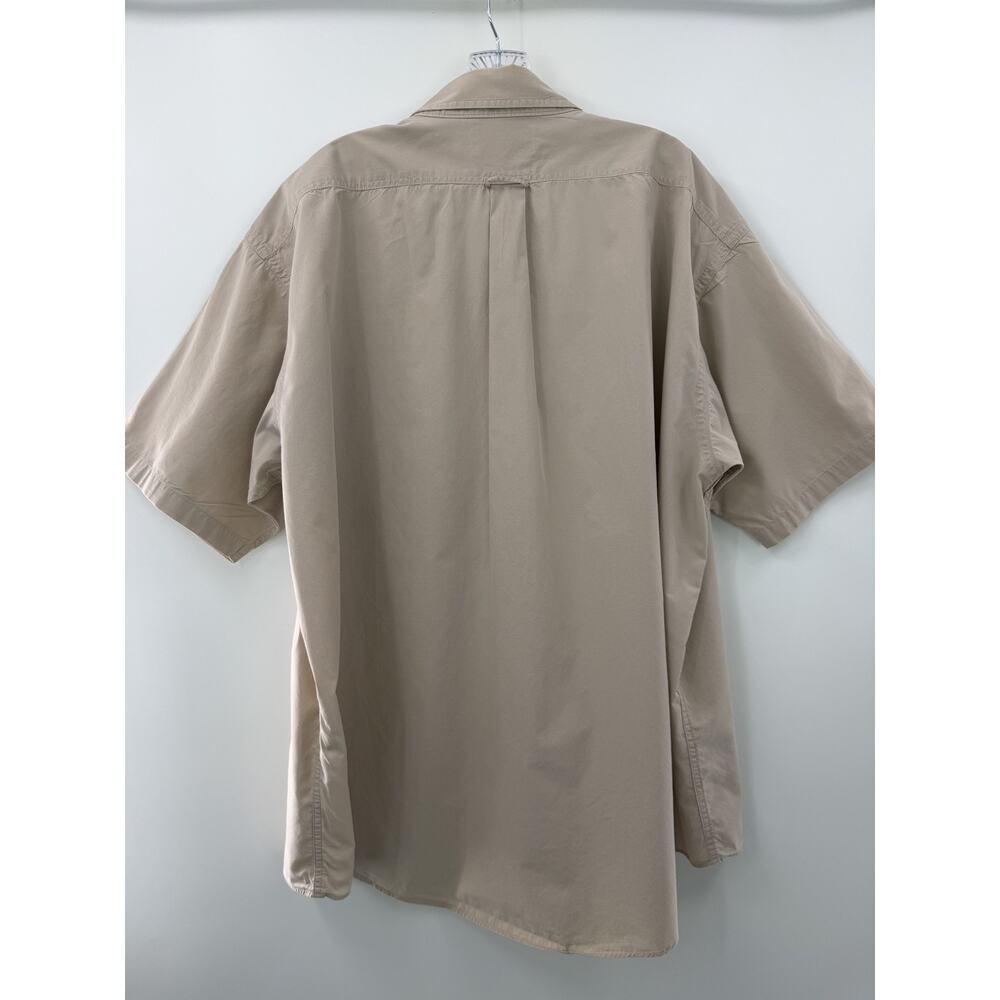 Filson Men's Classic Everyday Brown Collared Cotton Short Sleeve Button Up XXL - Picture 8 of 9
